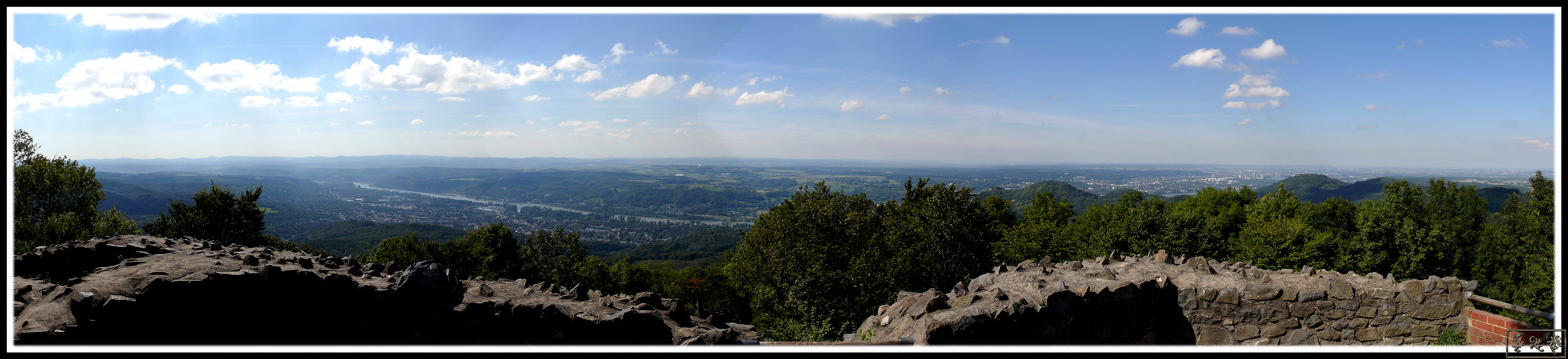 Panorama von der Löwenburg aus